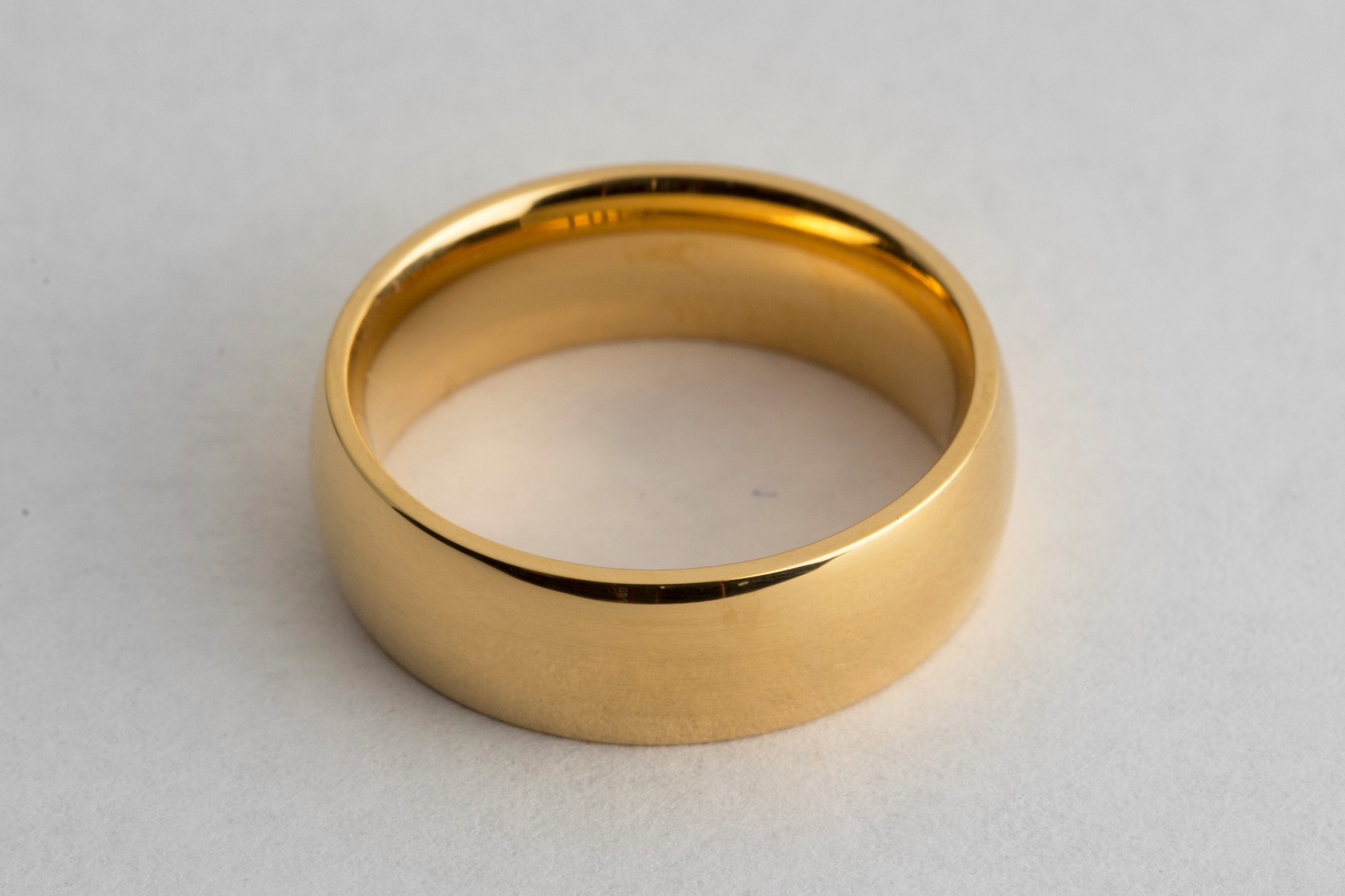 24k gold plated wedding band