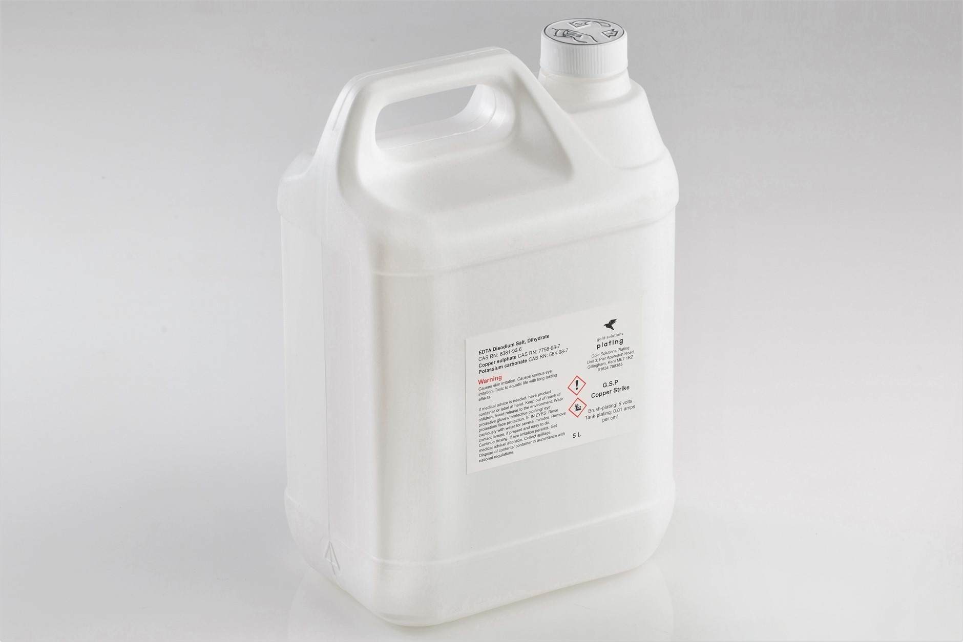 G.S.P Copper Strike Solution, 5 litre bottle