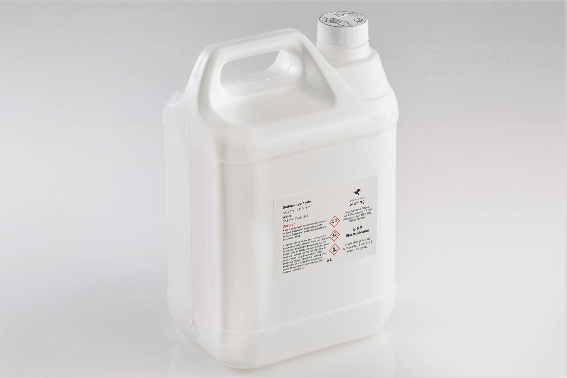 G.S.P Electrocleaner Solution, 5 litre bottle