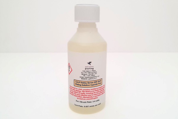 G.S.P Hobby Series 24K Gold Plating Solution Cyanide Free