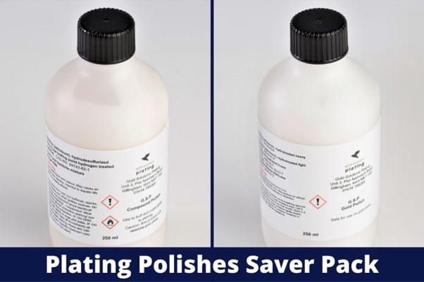 Gold Plating Polish and Cutting Compound Polish for electroplating Saver Pack