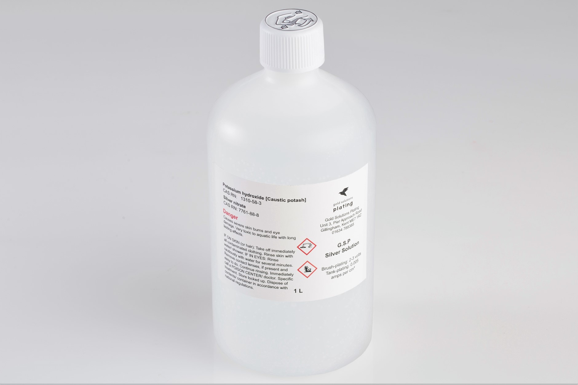 Silver Plating Solution 50ml – Golden Solution