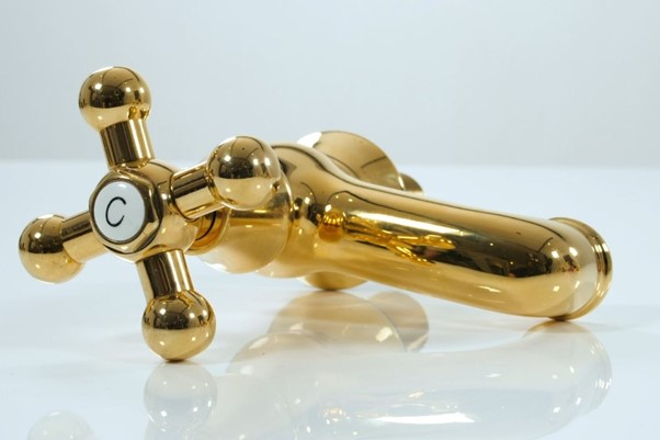 gold plated tap