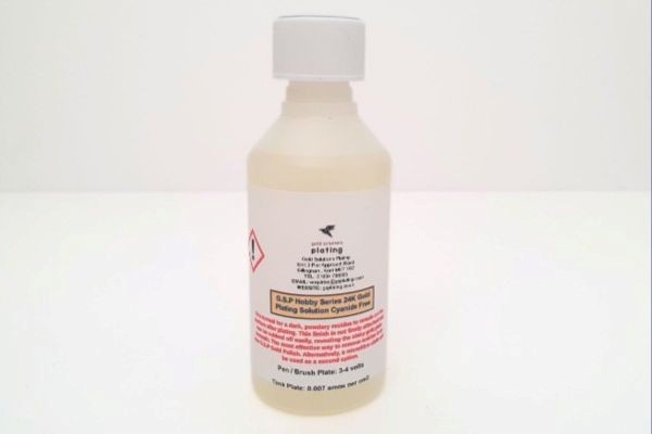 G.S.P Hobby Series 24K Gold Plating Solution Cyanide Free