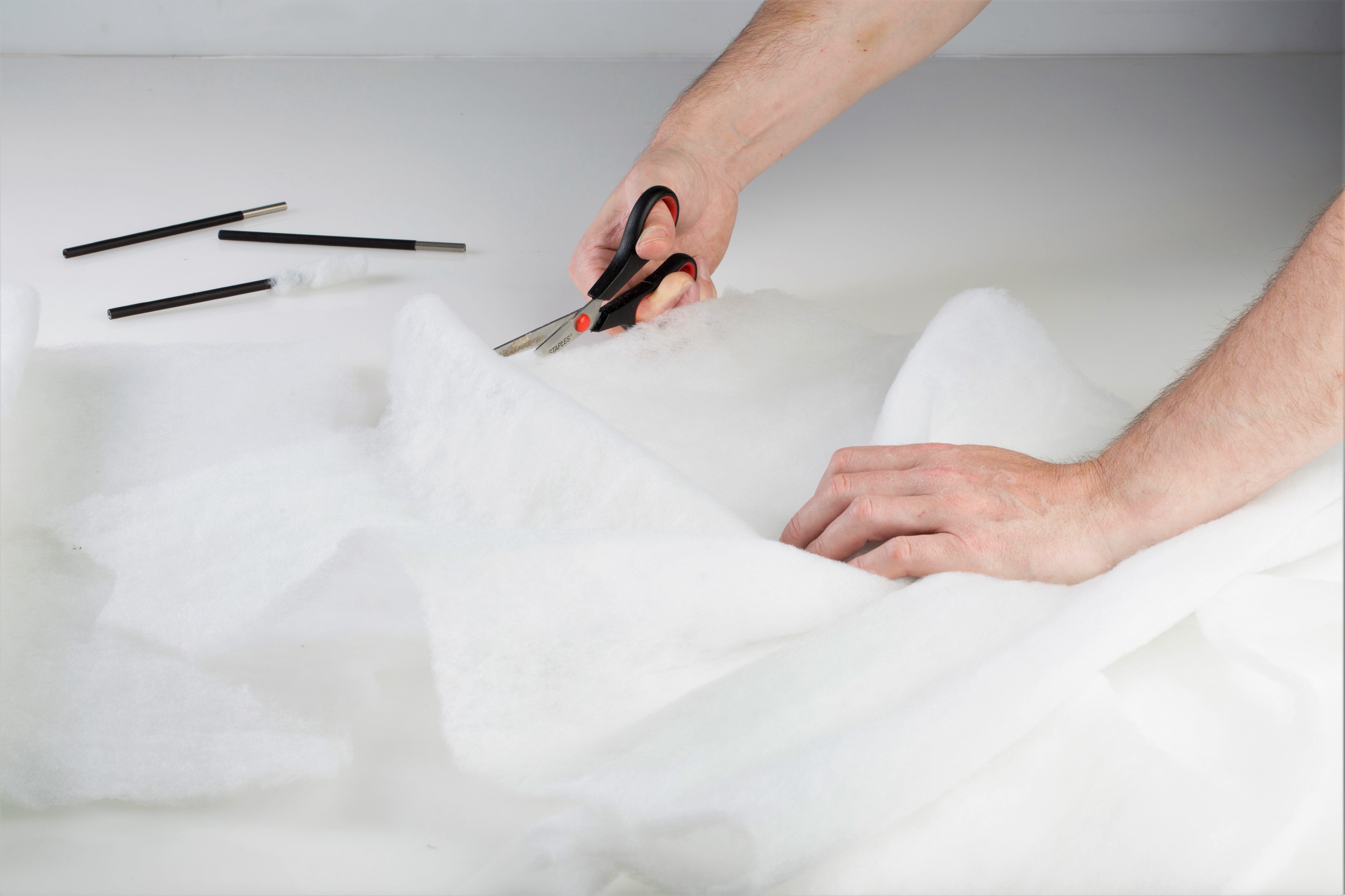 Swabbing – Large Bundle (1 metre x 1.5 metre) Bundle of white swabbing material for electroplating
