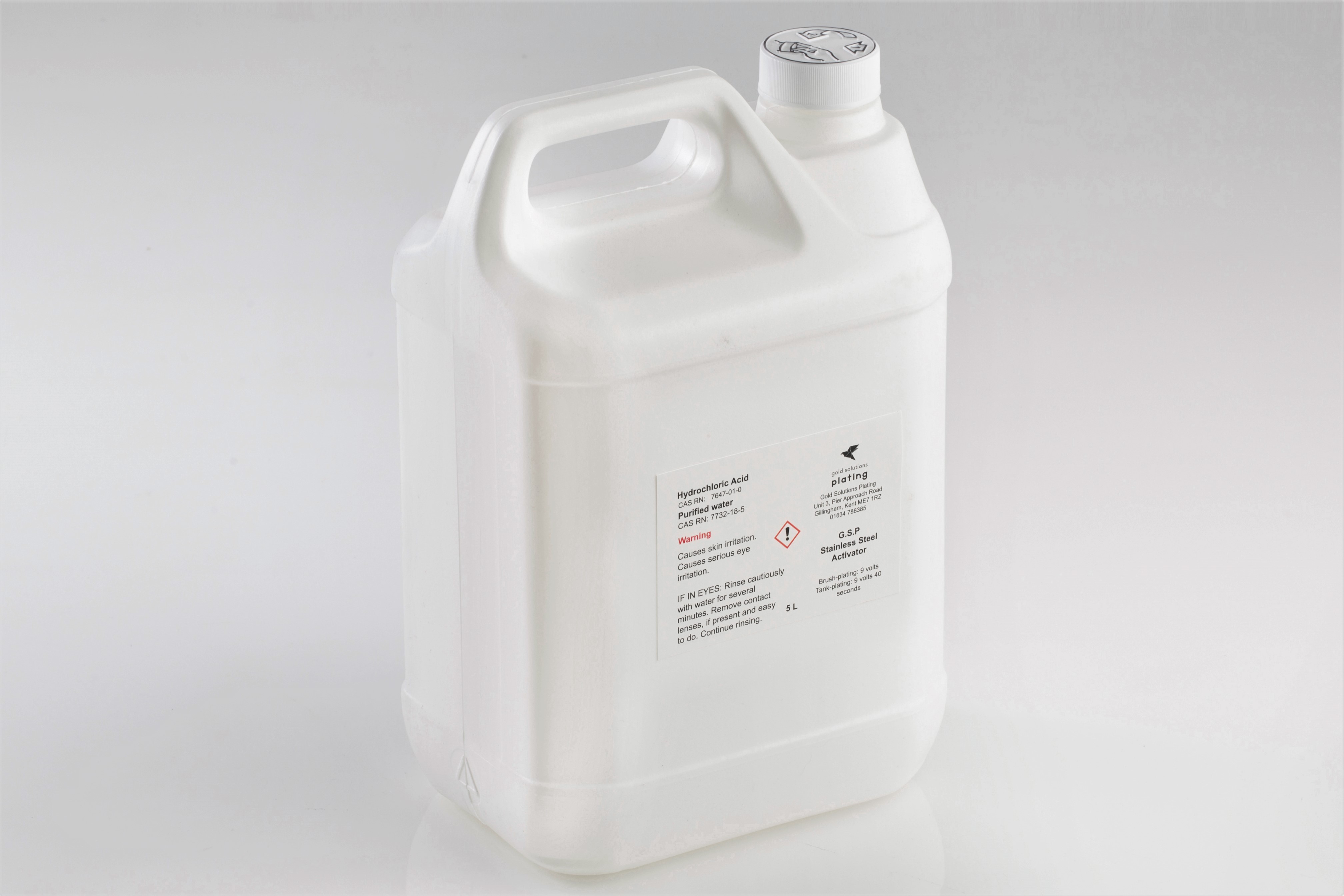 G.S.P Stainless Steel Activator G.S.P Stainless Steel Activator, 5 litre bottle
