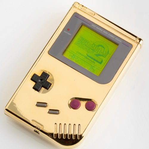 Gold plated gameboy
