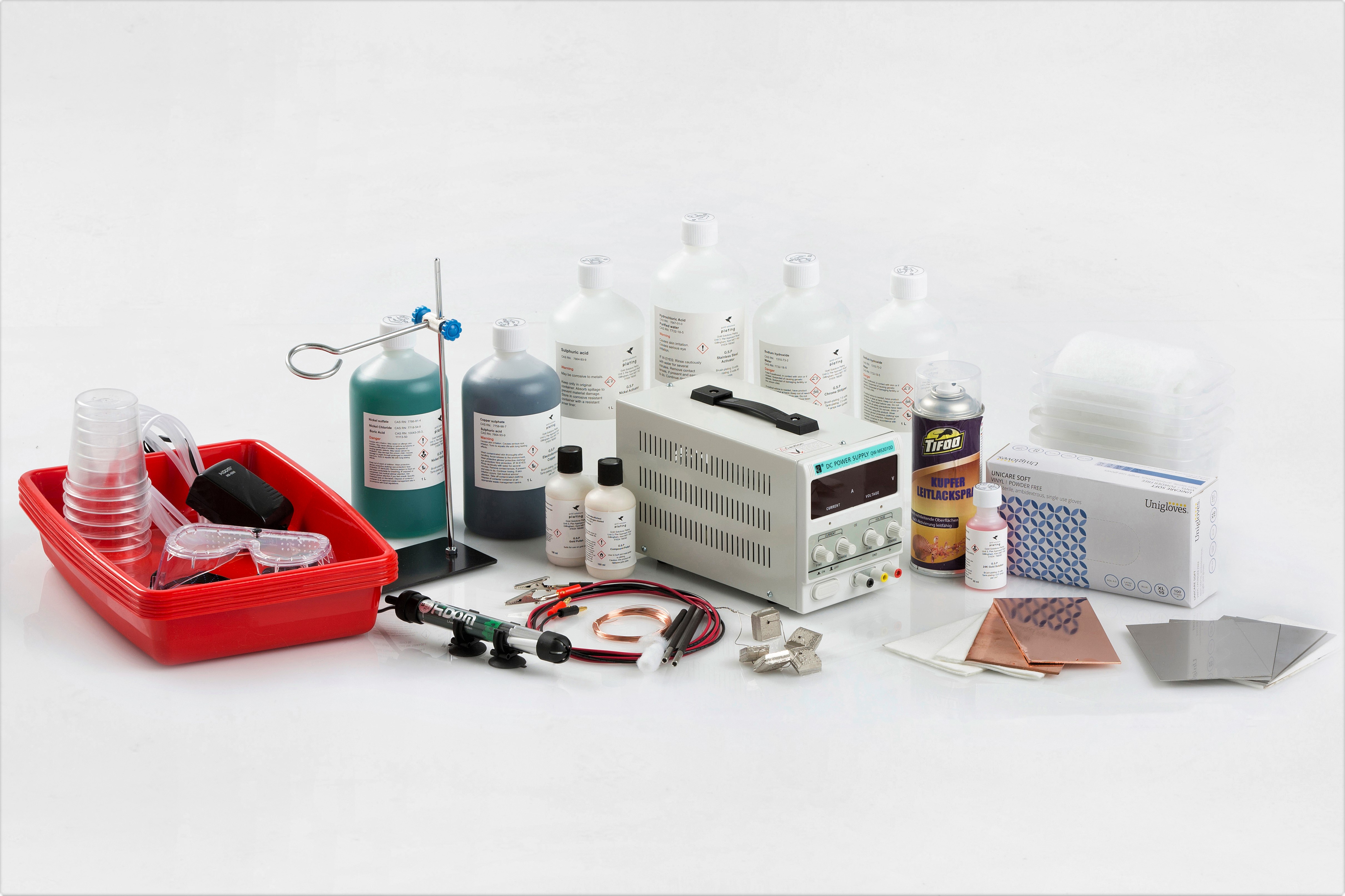 G.S.P Recruit BR2 Brush Plating / Electroplating / Electroforming Kit G.S.P Recruit BR2 Brush Plating, Electroplating and Electroforming Kit contents